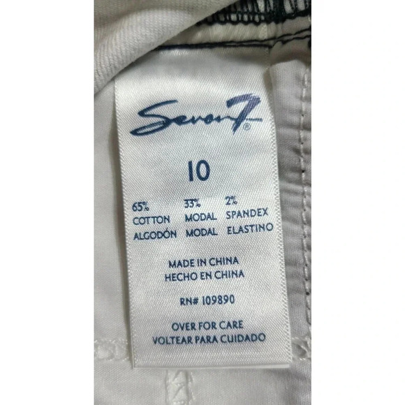 Seven7 Tummyless High Rise Skinny Jeans Women's Size 10 Neutral Snakeskin New - Picture 7 of 7